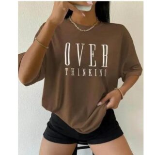 Stylish cotton Over sized Women's T-shirt